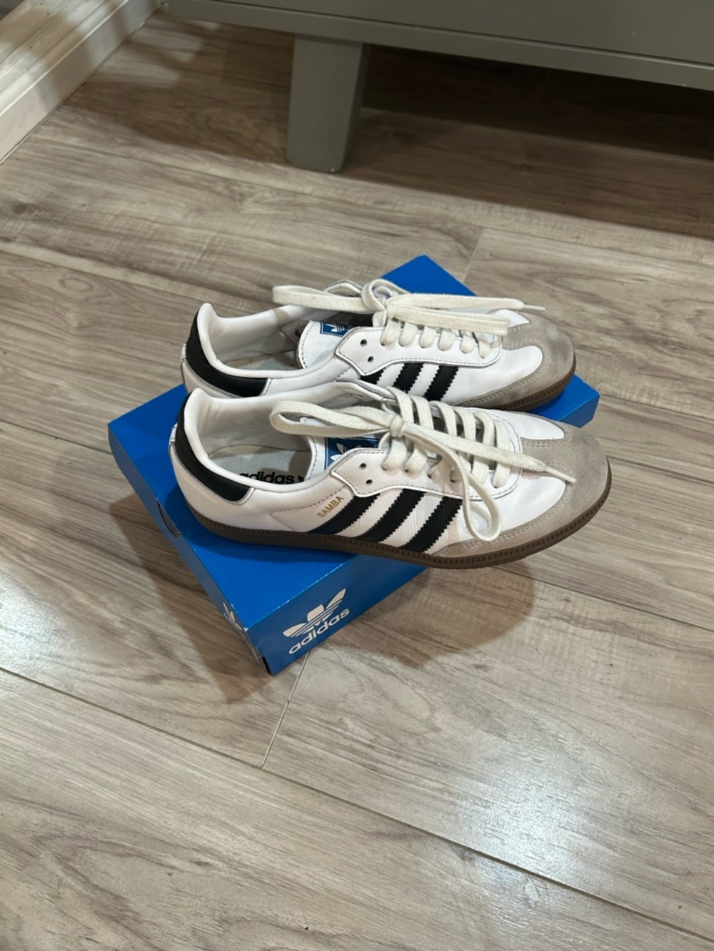 adidas Samba OG W in White and Black